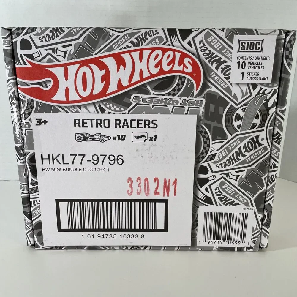 Hot Wheels - 2022 HW Mini Bundle DTC 10pk 1 - Retro Racers (BBHKL77)